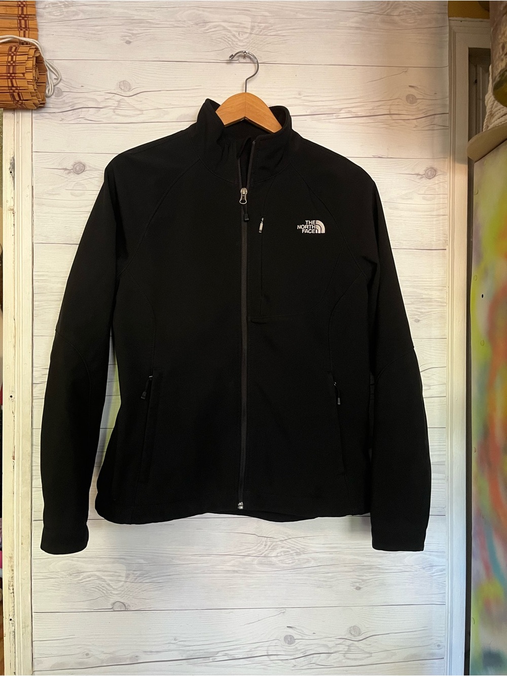 The North Face Apex Bionic Jacket Lined Soft shell Black Women's Size Large
